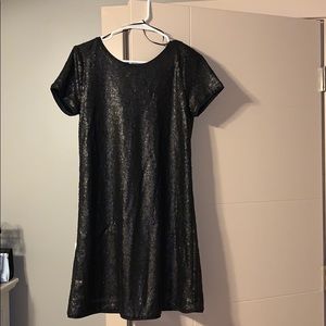 NWOT black sequin dress